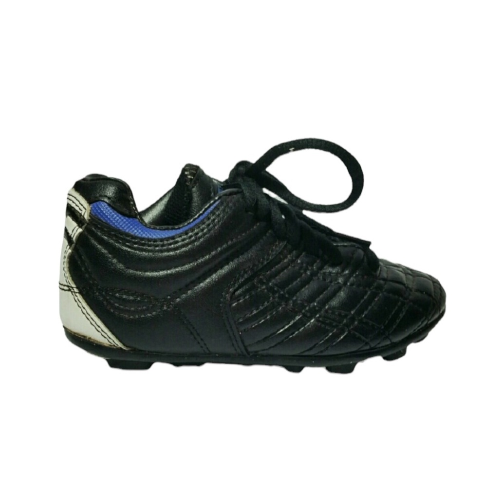 Vintage X Sport Soccer Cleats Black Blue White Lace Up Sport Cleat Children’s 11